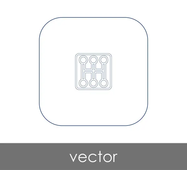 Diseño Ilustración Vectorial Icono Caja Cambios — Vector de stock