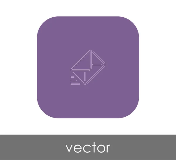 Ícone Envelope Logotipo Ilustração Vetorial — Vetor de Stock