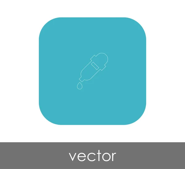 Cseppentő Aláírás Ikonra Vektoros Illusztráció — Stock Vector