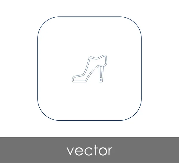 Icono de tacón alto — Vector de stock