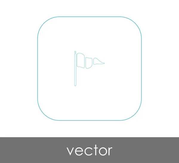 Lippu Merkki Kuvake Vektori Kuva — vektorikuva