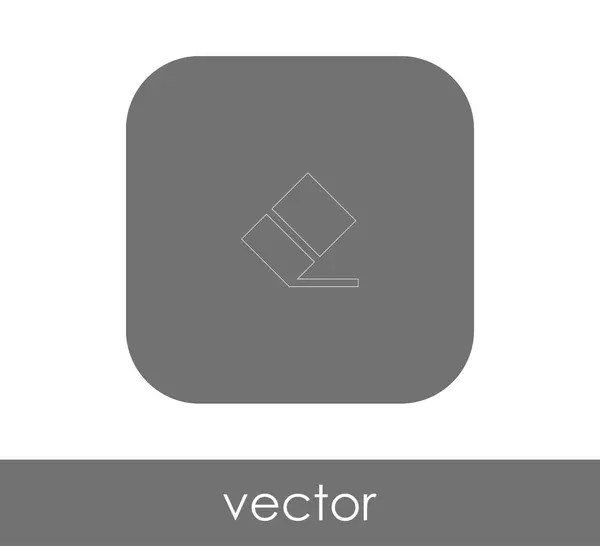 Radiergummi Symbol Vektor Illustration Logo — Stockvektor