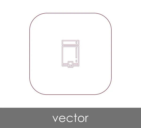 Vector Illustration Design Garbage Bin Icon — Stock Vector