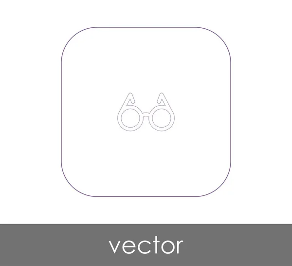 Eyeglasses Icon Web Design Applications Vector Illustration — Stock Vector