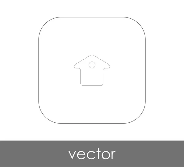 Home Ícone Logotipo Ilustração Vetorial — Vetor de Stock