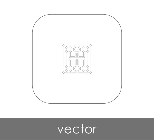 Vektor Illustration Design Des Getriebesymbols — Stockvektor