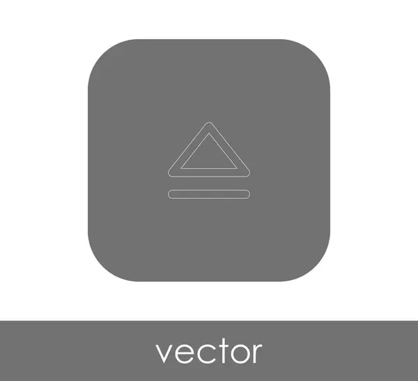 Vektor Illustration Design Des Auswurfsymbols — Stockvektor