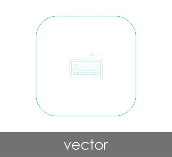 Icono del teclado — Vector de stock