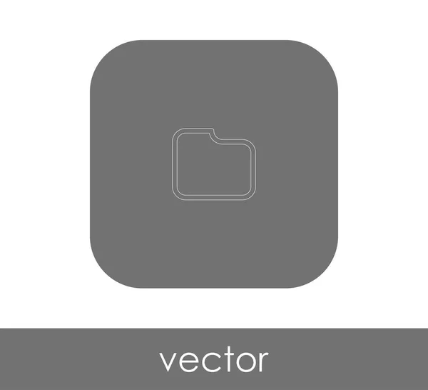 Vektor Illustration Design Des Ordnersymbols — Stockvektor