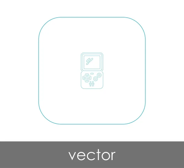 Joystick pictograma plat — Vector de stoc