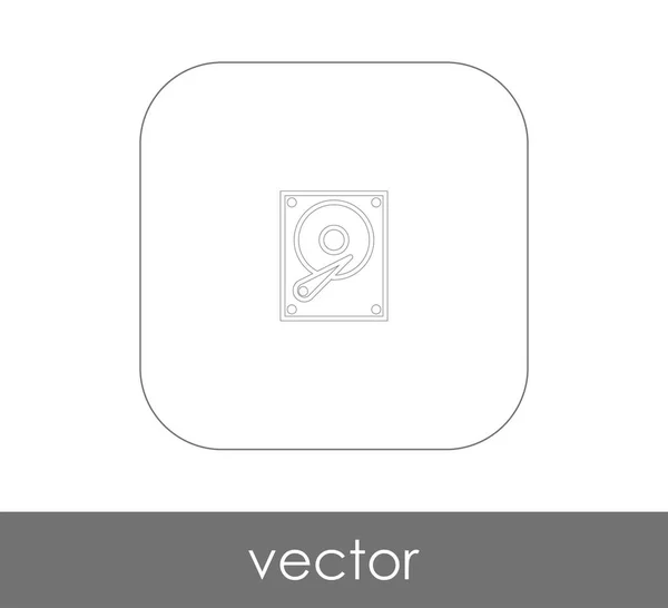 Vektor Illustration Design Der Festplatte Symbol — Stockvektor