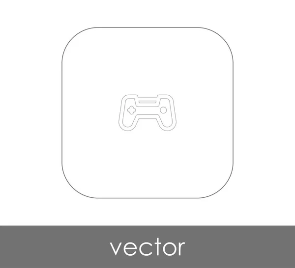 Joystick Ikon Logo Vektor Illustration – Stock-vektor