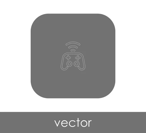 Ícone Joystick Logotipo Ilustração Vetorial — Vetor de Stock