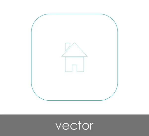 Ícone web Home — Vetor de Stock