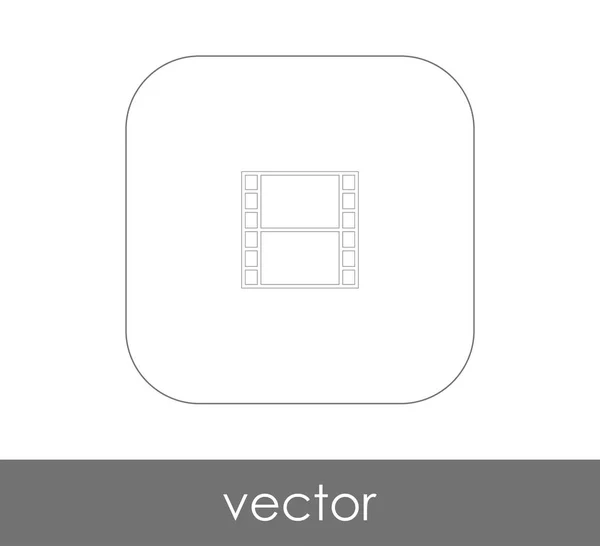 Ícone Filme Para Web Design Aplicações Ilustração Vetorial — Vetor de Stock