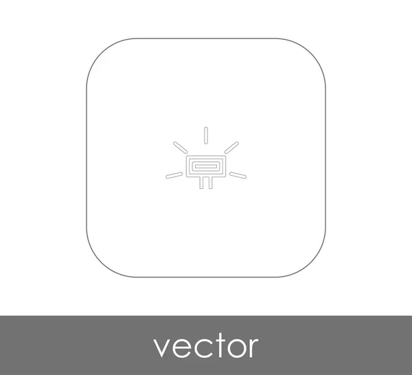 Flash Camerasymbool Vectorillustratie — Stockvector