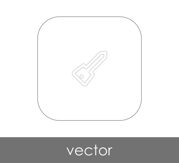 Conception de l'icône clé — Image vectorielle