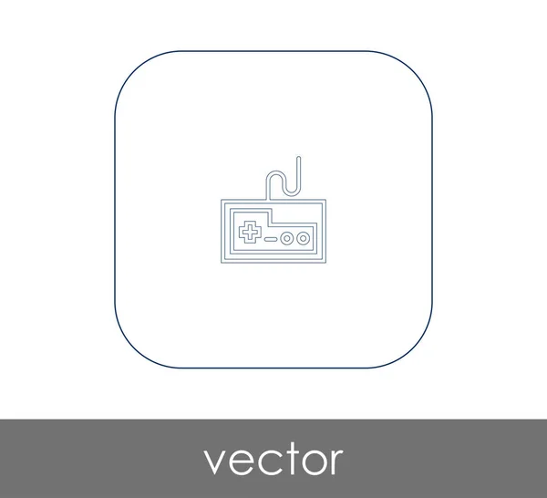 Joystick Symbol Logo Vektorillustration — Stockvektor