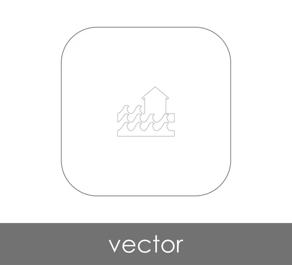 Home Ícone Logotipo Ilustração Vetorial — Vetor de Stock