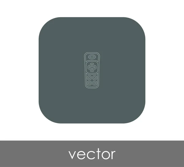 Joystick icono plano — Vector de stock