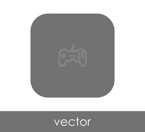 Joystick Ikon Logó Vektoros Illusztráció — Stock Vector