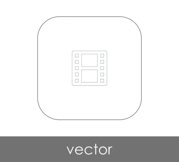 Film Ikon Web Design Alkalmazások Vektor Illusztráció — Stock Vector
