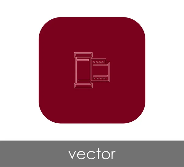 Иконка Знака Фильма Векторная Иллюстрация — стоковый вектор