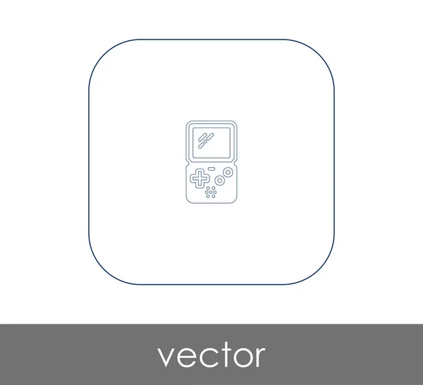 Плоская икона джойстика — стоковый вектор