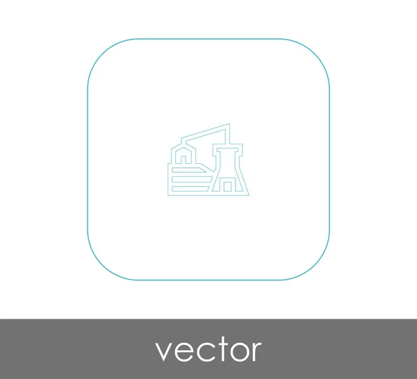 Icono Fábrica Industrial Ilustración Vectores — Archivo Imágenes Vectoriales