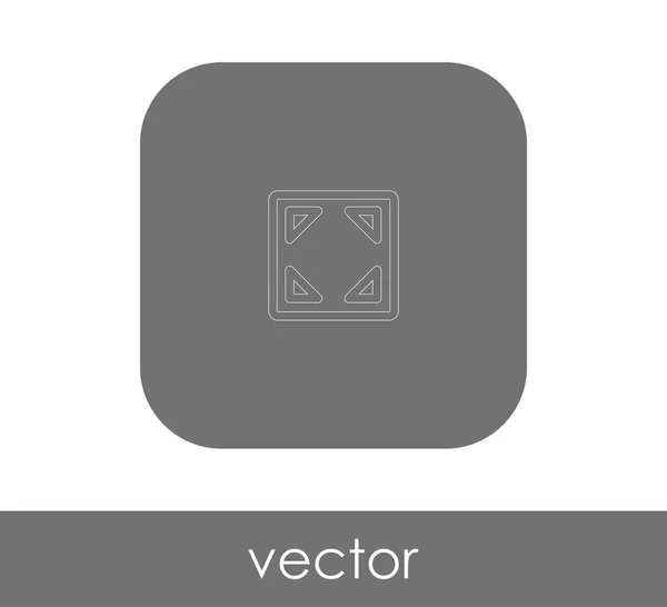 Ilustración Vectorial Del Icono Flecha — Vector de stock