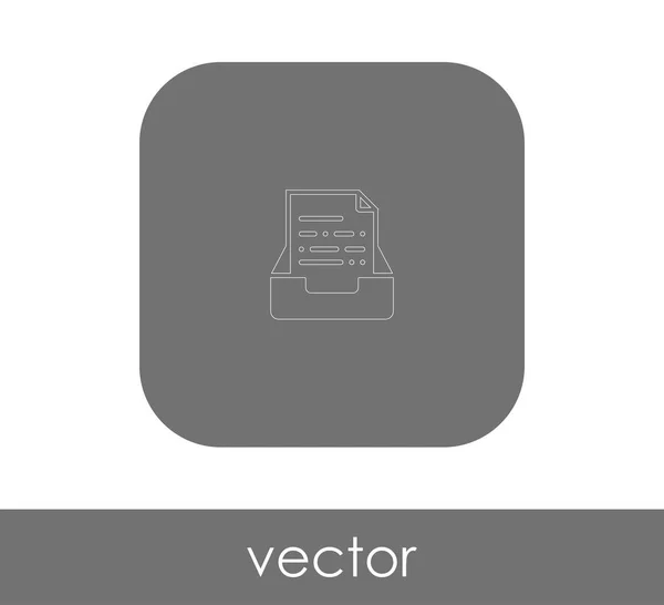 Icono Signo Información Para Diseño Web Aplicaciones — Vector de stock