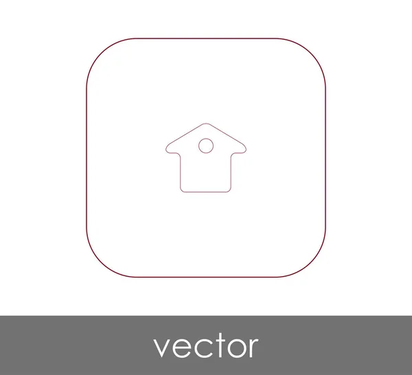 Accueil icône web — Image vectorielle