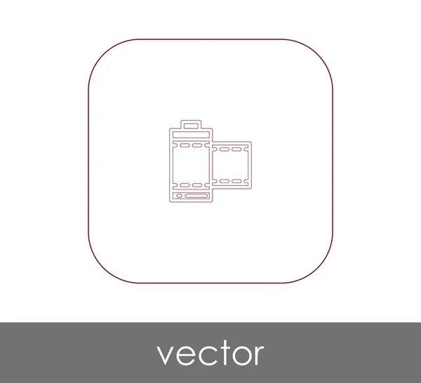 Icono de película — Vector de stock