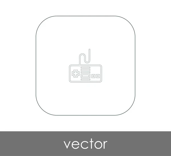 Joystick Symbol Logo Vektorillustration — Stockvektor