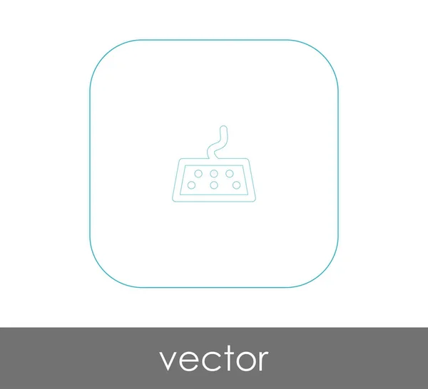 Vector Illustration Design Keyboard Icon — Stock Vector