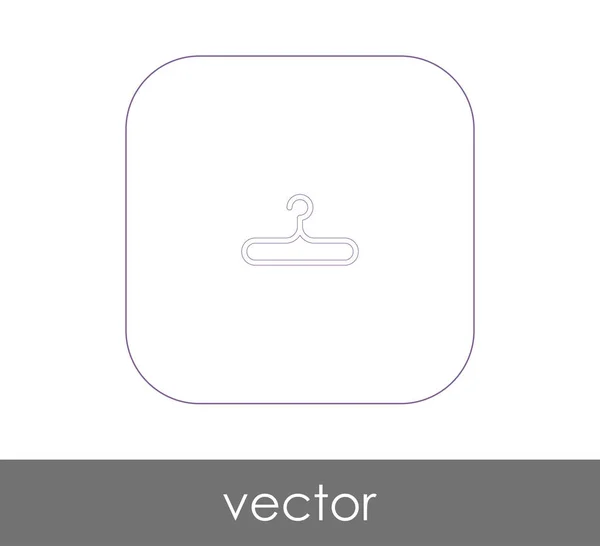 Vector Illustration Design Hanger Icon — Stock Vector