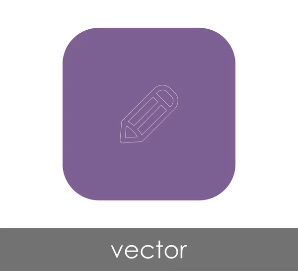 Editer Icône Avec Crayon Illustration Vectorielle — Image vectorielle