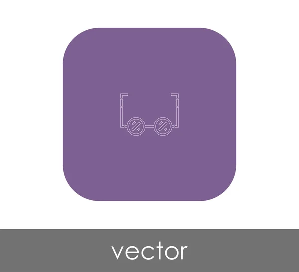 Brillen Pictogram Voor Webdesign Applicaties Vectorillustratie — Stockvector