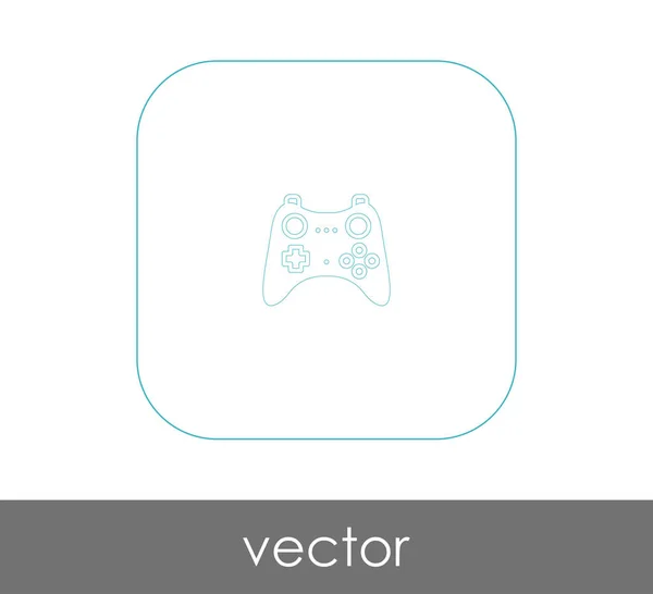 Joystick ícone plano — Vetor de Stock