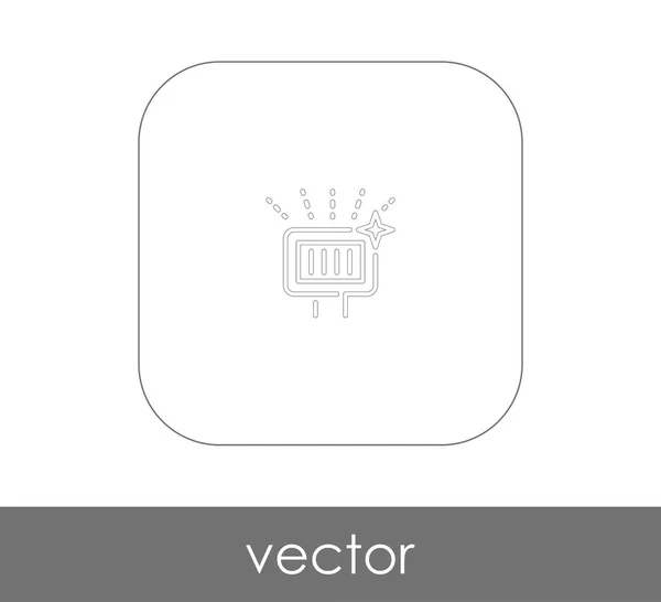 Kamera Blitz Symbol Vektorillustration — Stockvektor