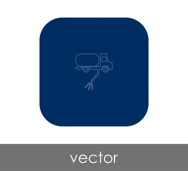 Vektor Illustration Design Von Gas Lkw Symbol — Stockvektor