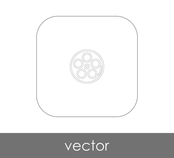 Иконка Фильма Веб Дизайна Приложений Векторная Иллюстрация — стоковый вектор