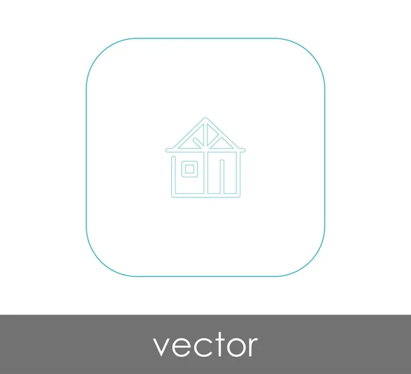 Ícone web Home — Vetor de Stock