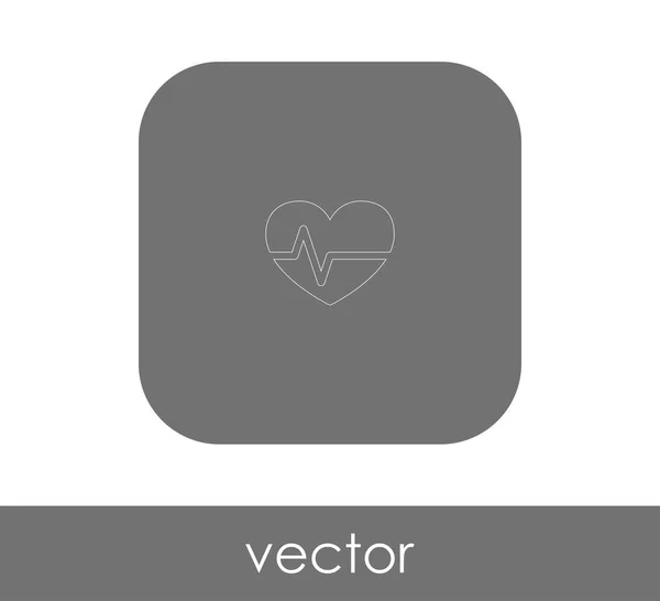 Herz Web Icon Vektor Illustration — Stockvektor