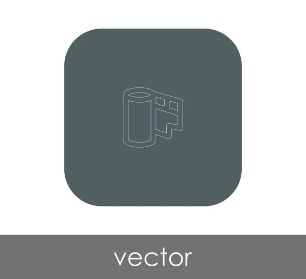 Filmzeichen Symbol Vektorillustration — Stockvektor