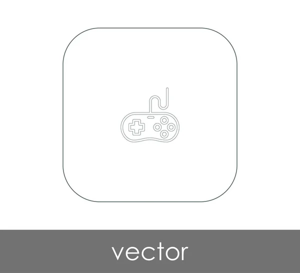 Joystick ícone plano — Vetor de Stock