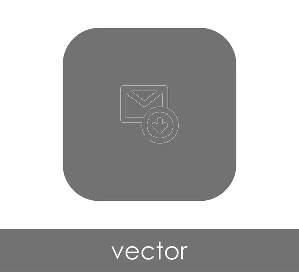 Boríték Ikon Logó Vektoros Illusztráció — Stock Vector