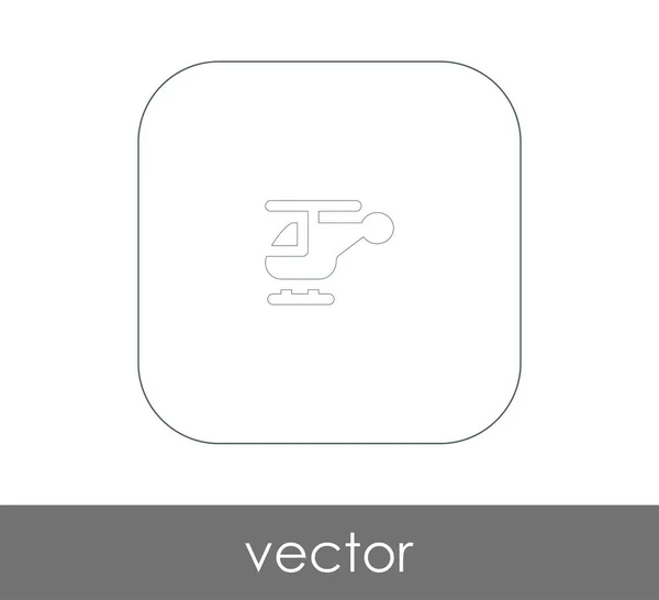 Helikopter-Websymbol — Stockvektor