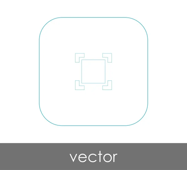 Vektor Illustration Design Des Bildschirms Symbol — Stockvektor