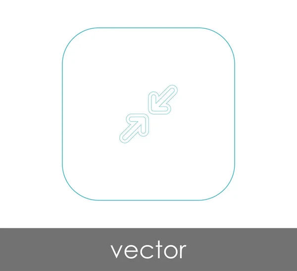 Vektor Illusztráció Tervezése Nyíl Ikon — Stock Vector
